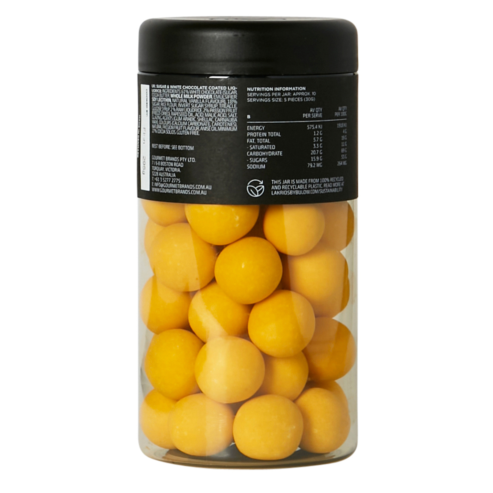 Buy Lakrids Regular B Passion Fruit 295g The Gourmet Pantry