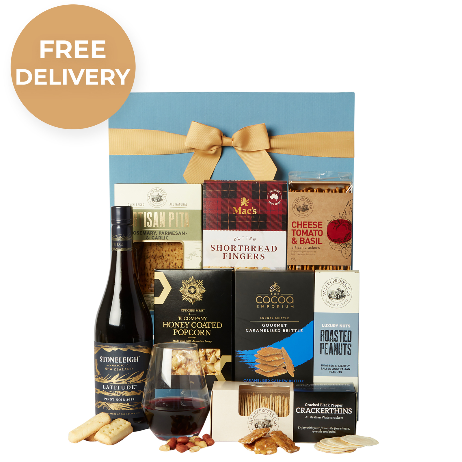 Luxury Hamper Red Wine & Premium Gourmet Selection Hamper The