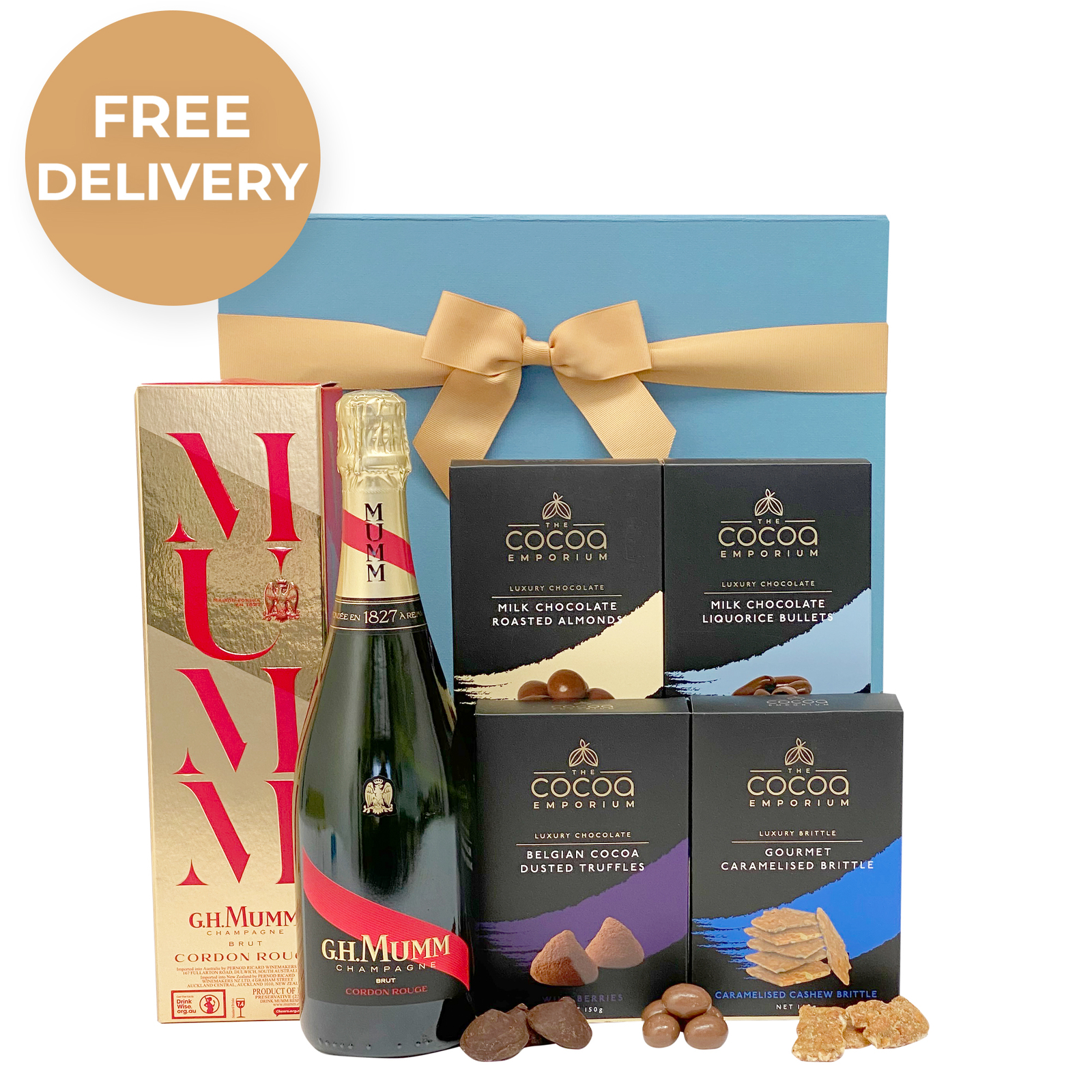 G.H.Mumm Champagne & The Cocoa Emporium Selection Hamper