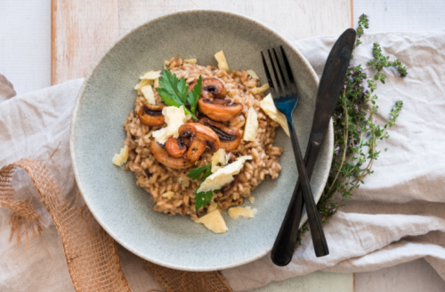 Tiberino Risotto with Porcini Mushrooms