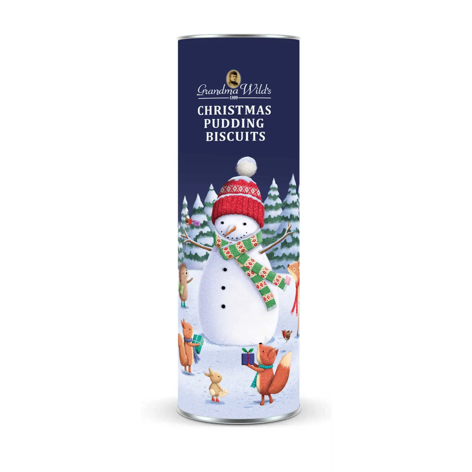 Grandma Wild's - Snowman and Woodland friends Giant Tube (200g)