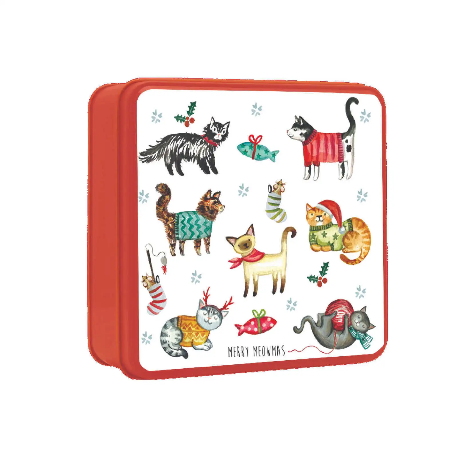 Grandma Wild's - Embossed Merry Meowmas Tin (160g)