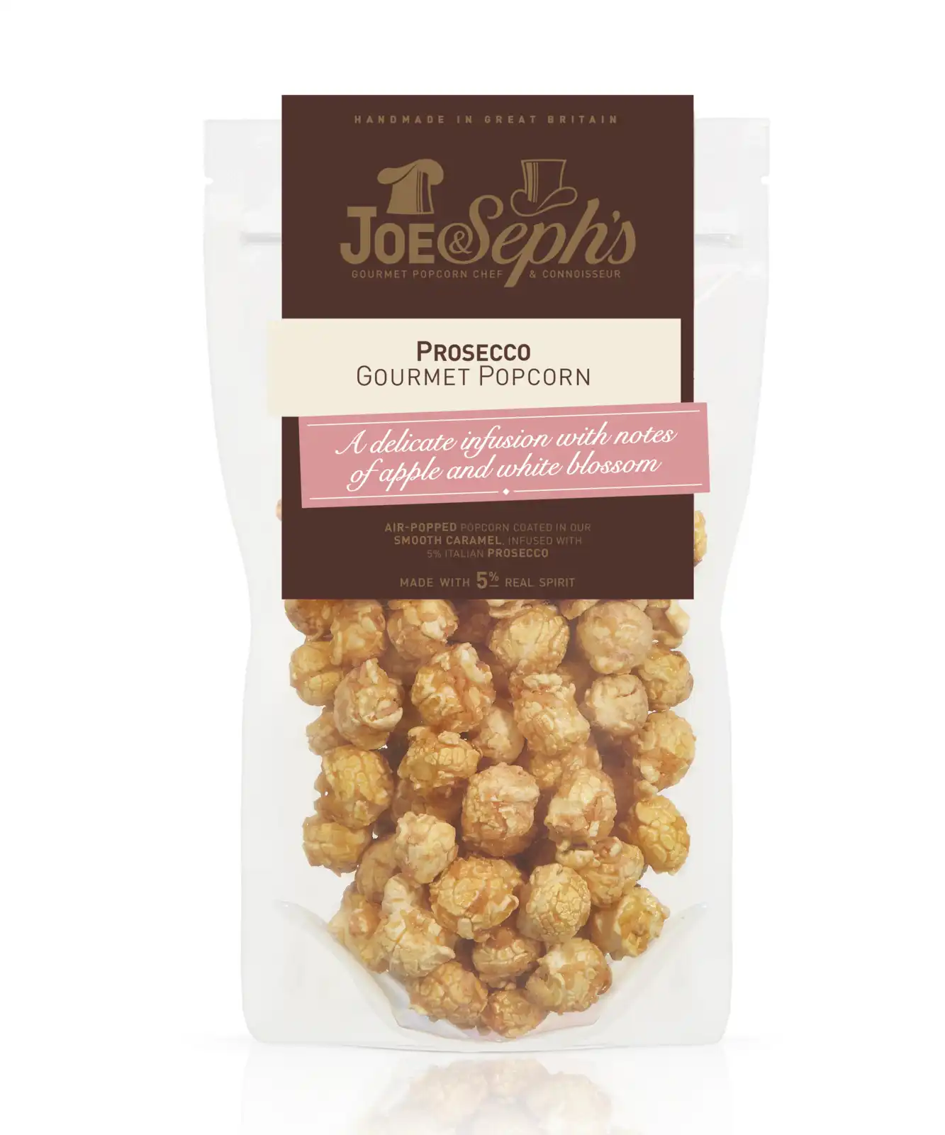 Joe & Sephs - Pouch - Prosecco Popcorn 70g