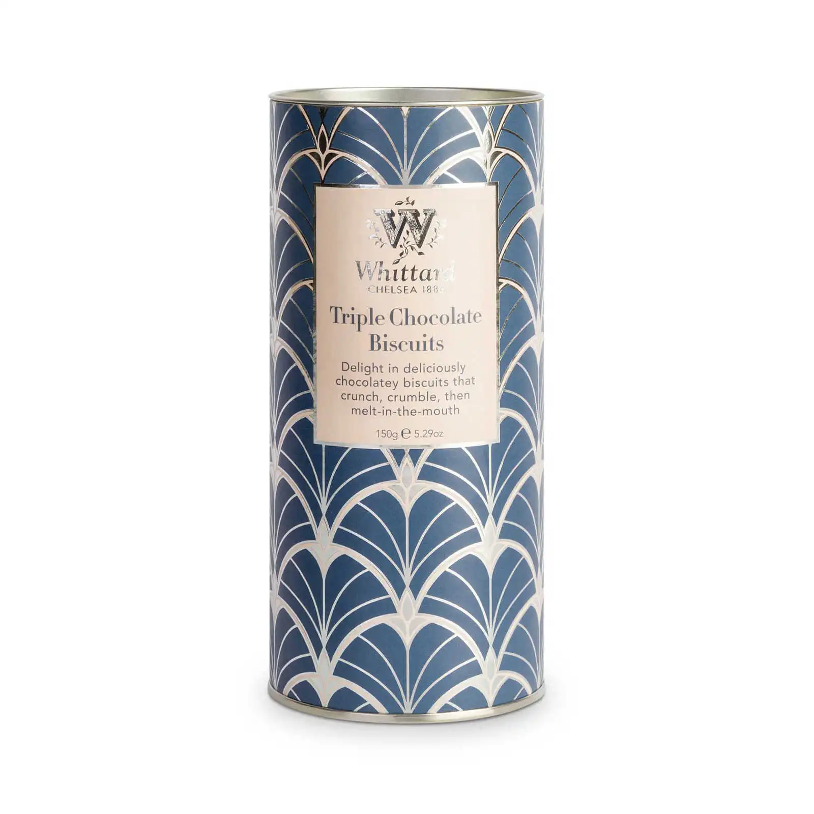 Whittard Triple Choc Biscuit Tube 150g