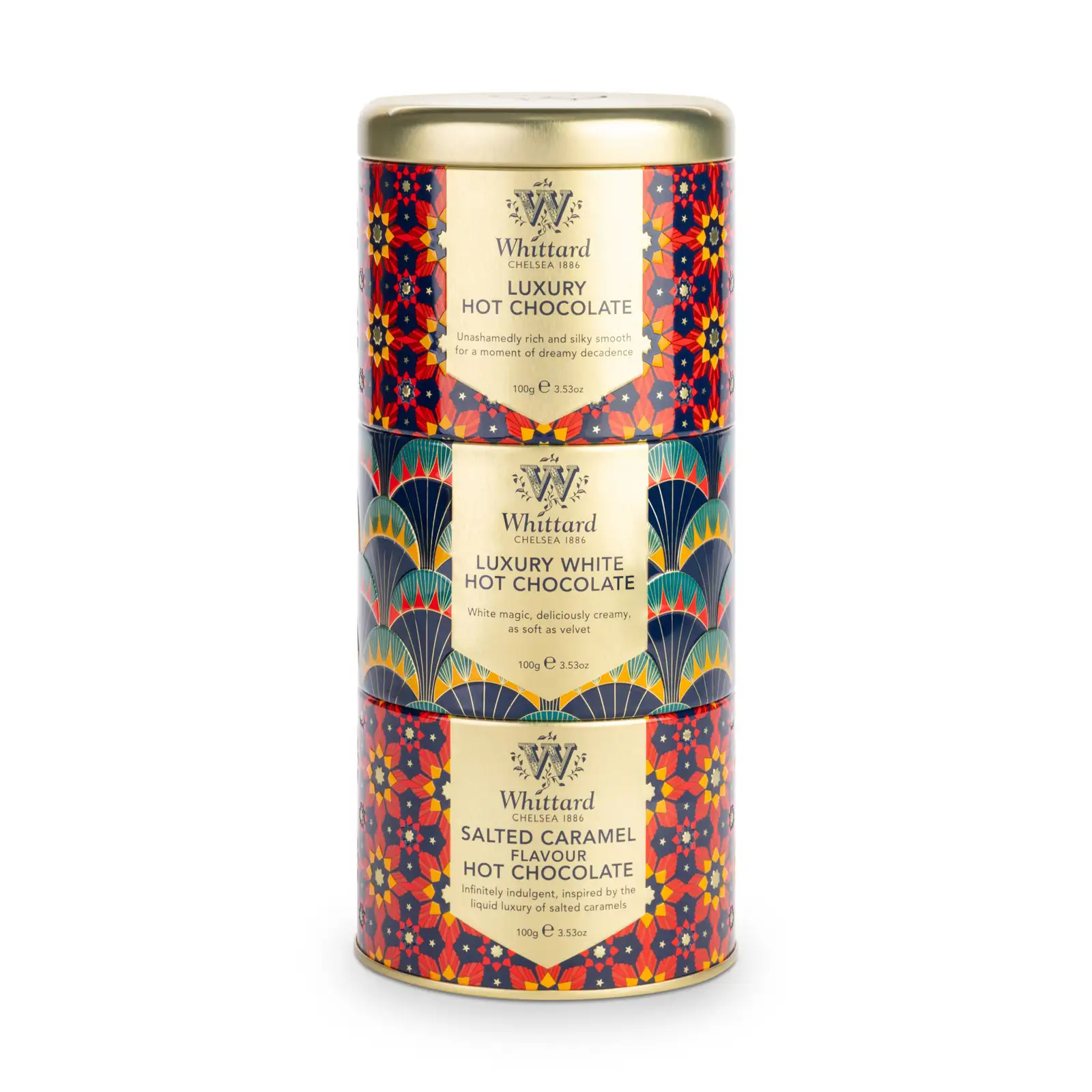 Whittard Hot Chocolate Stacking Tin 2023 (300g)