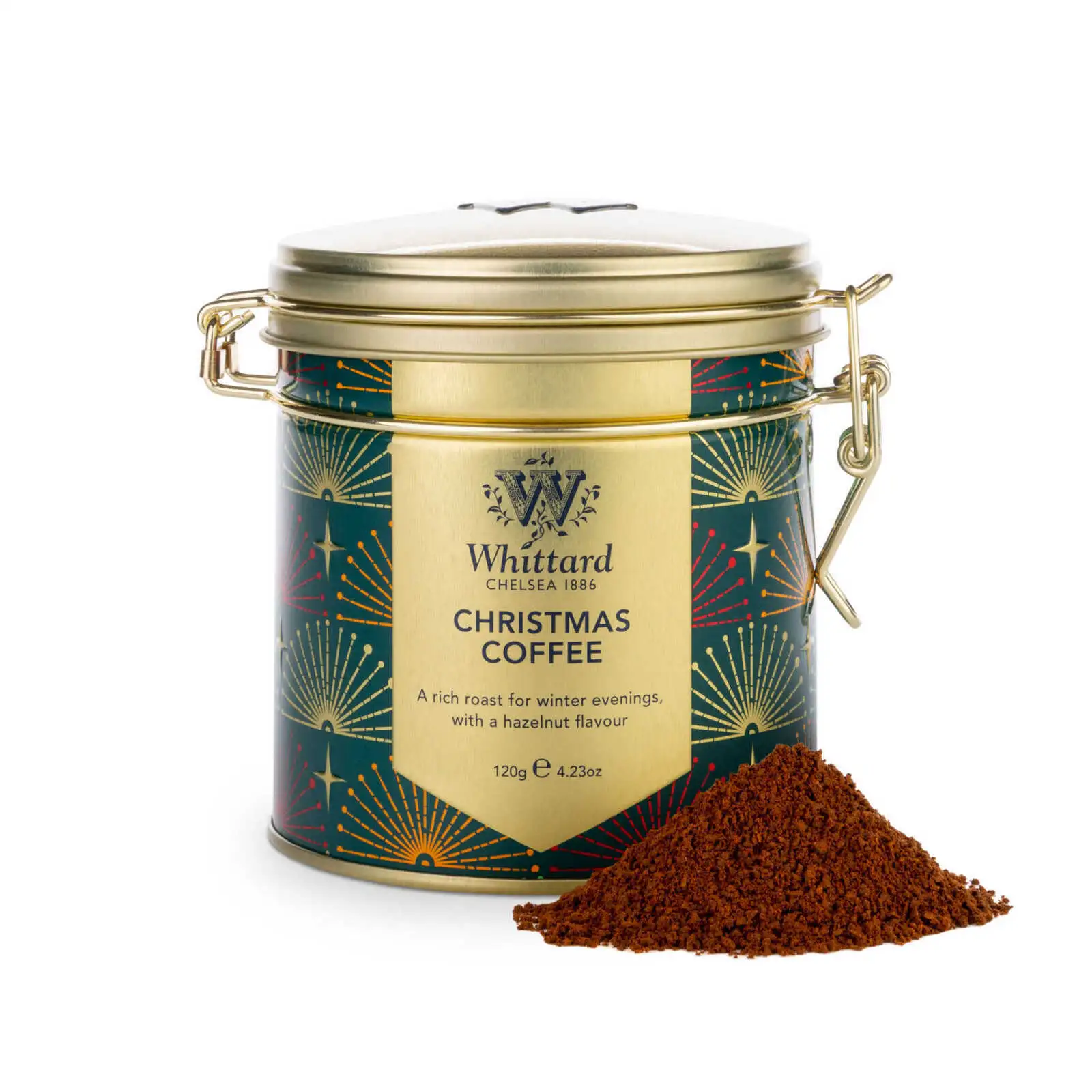 Whittard Christmas Coffee Clip Top Tin 2023 (120g)