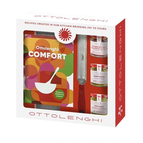 Ottolenghi COMFORT Book, Grater & Pantry Gift Set 510g