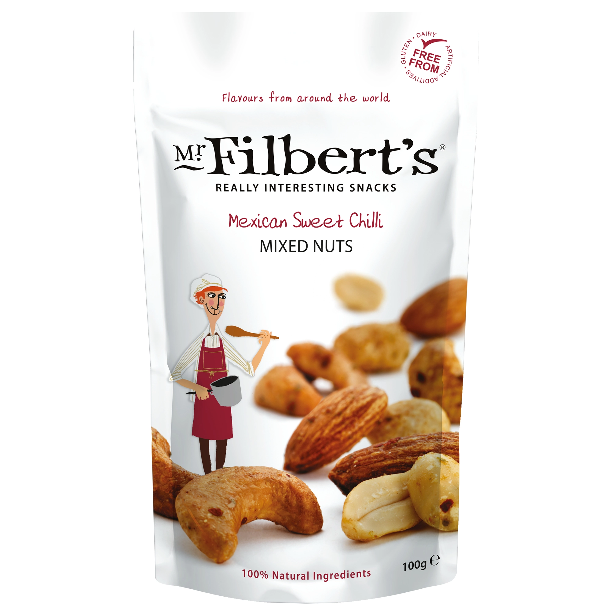 Mr Filbert's Mexican Sweet Chilli Mixed Nuts (100g)