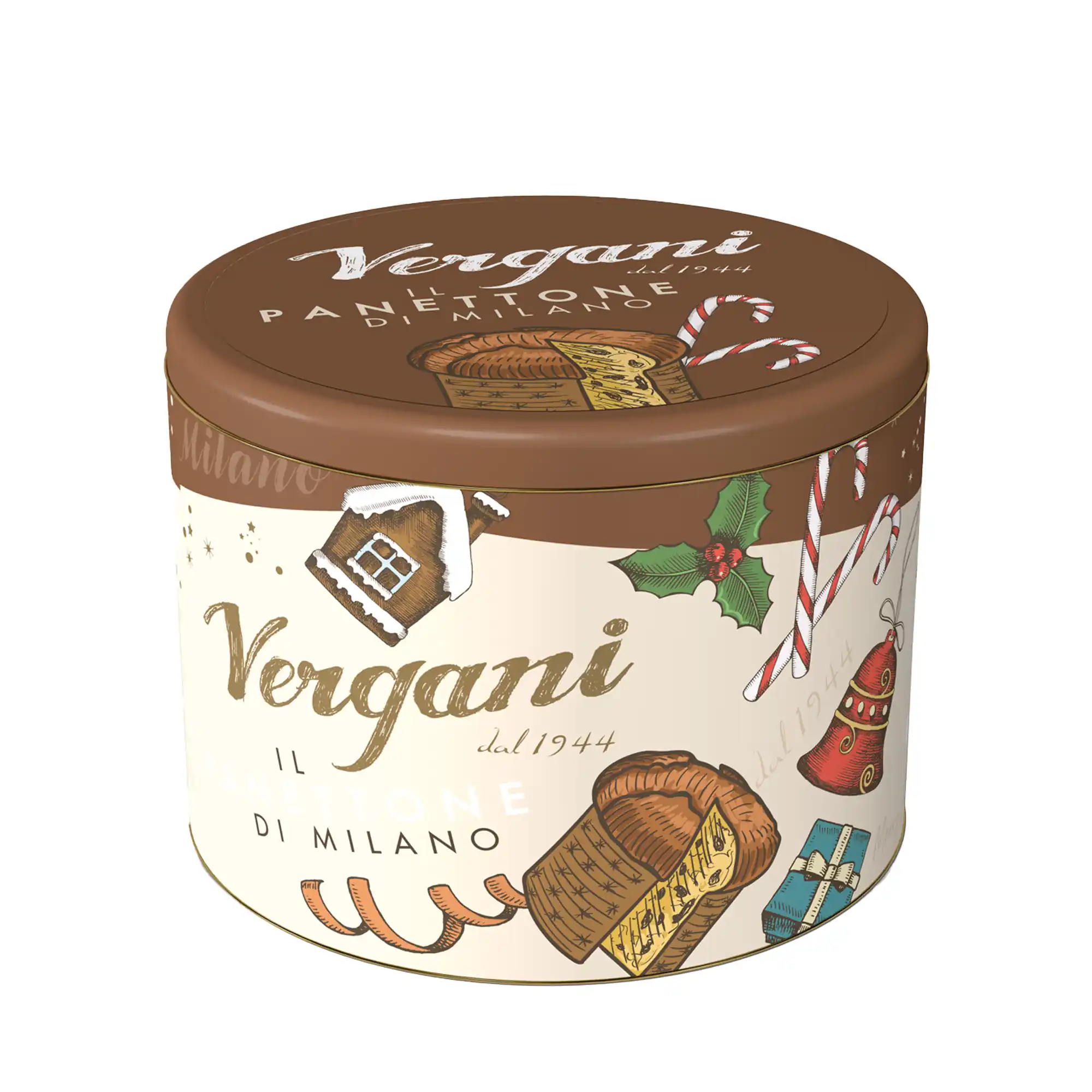Vergani Tin Line Chocolate Drops (750g)