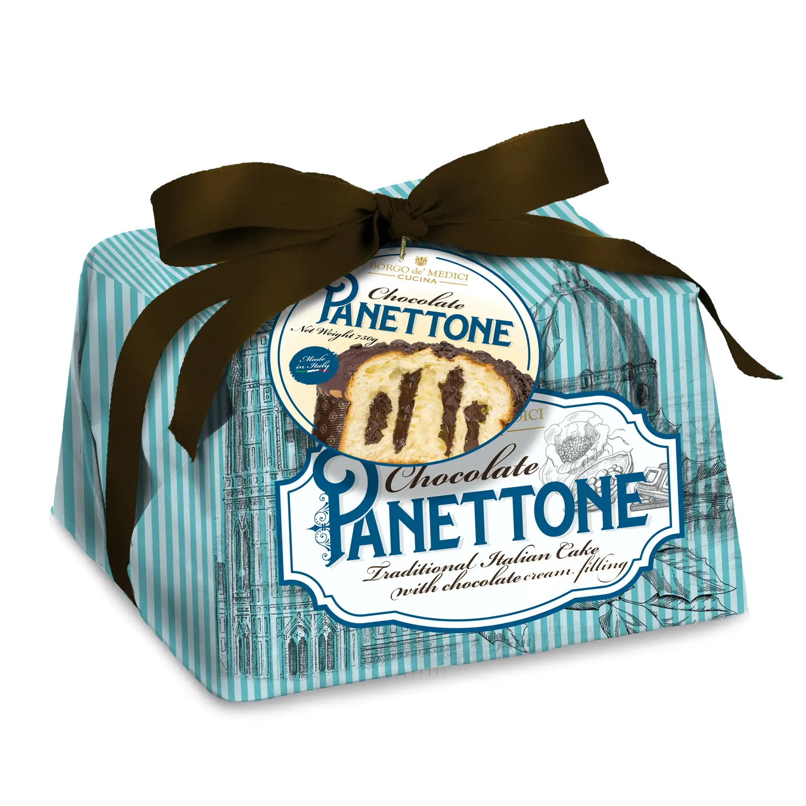 Borgo De Medici - Panettone  - Chocolate Cake (750g)