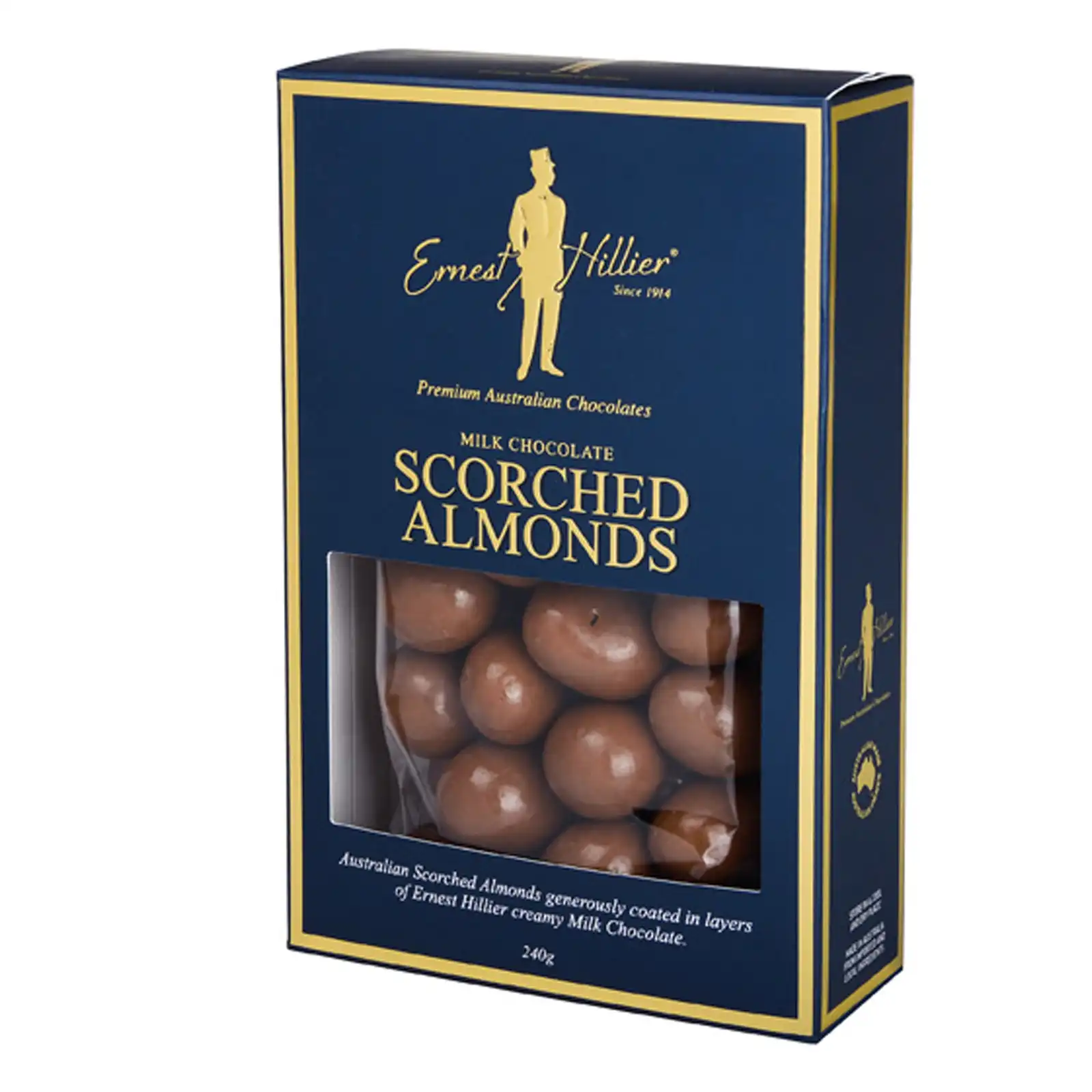 Ern. Hill. Box Milk Scorched Almonds 240g 