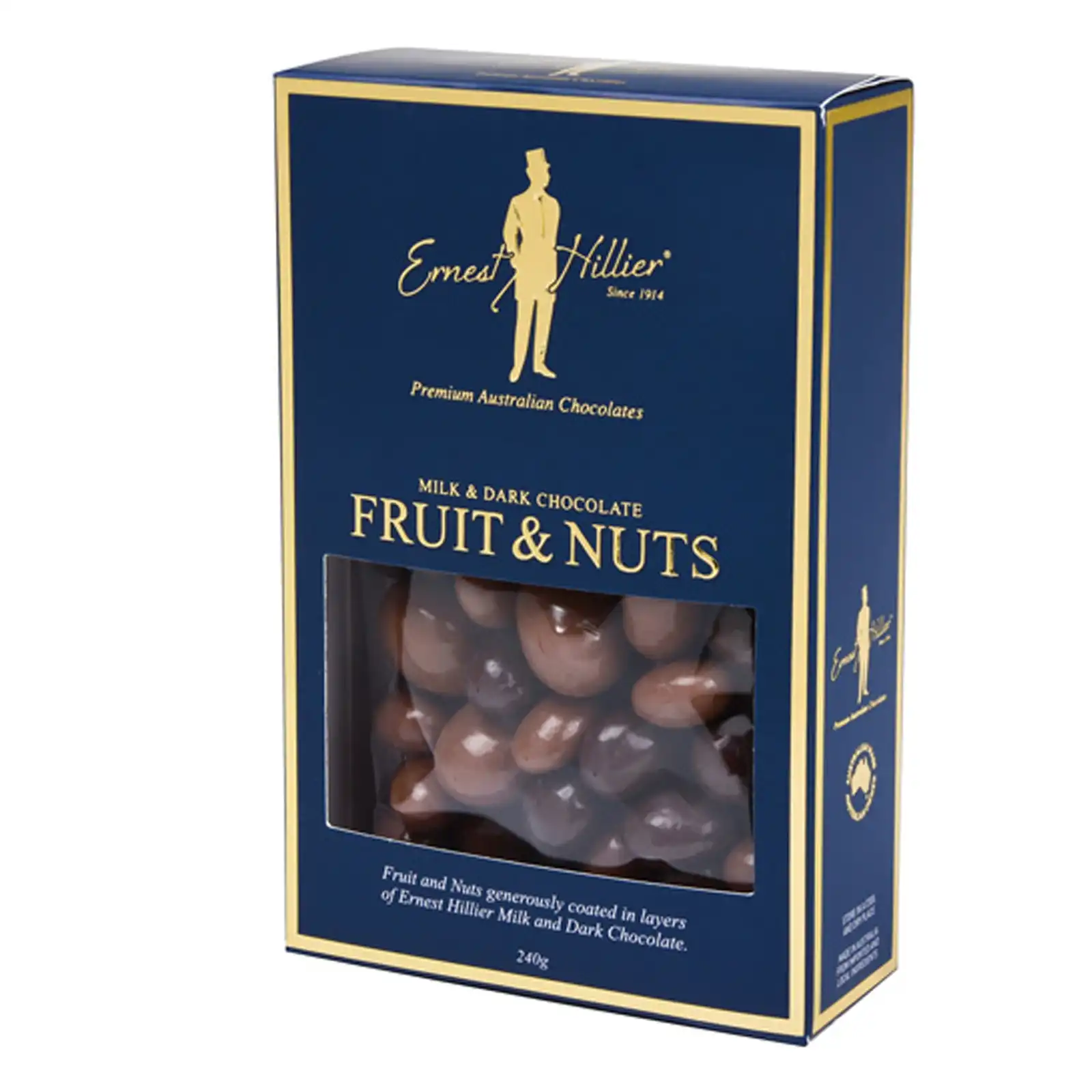 Ern. Hill. Box Milk & Dark Choc. Fruit & Nuts 240g