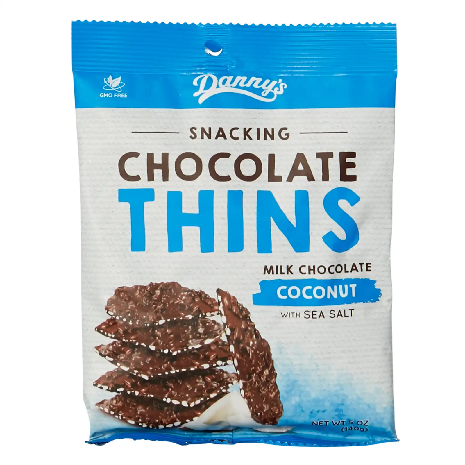 Danny's Snacking Chocolate Thins Coconut 140gm