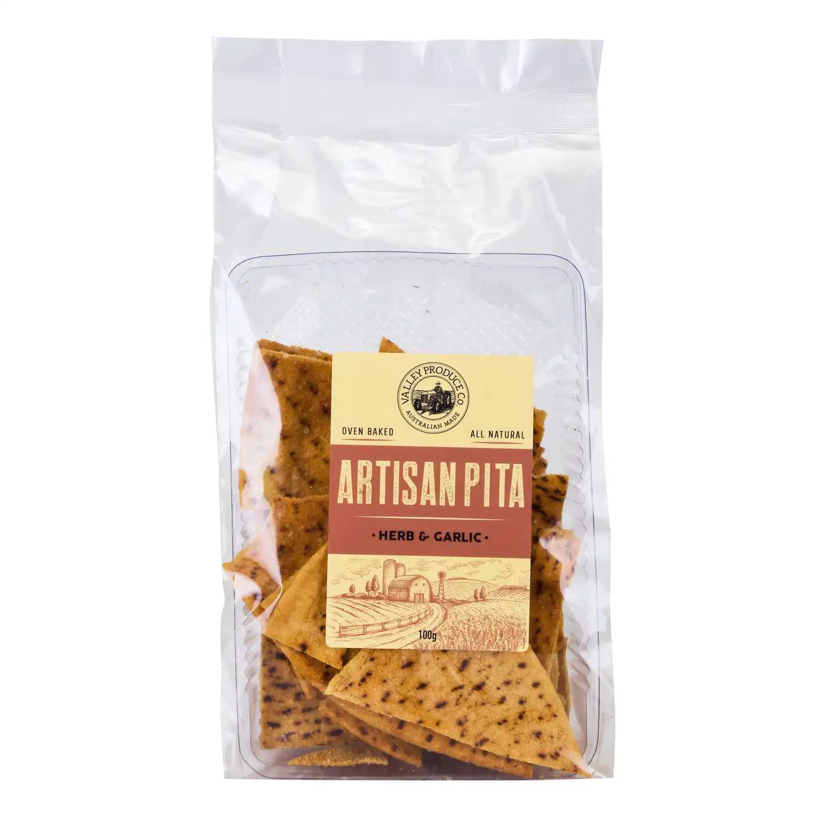 VPC Artisan Pita Herb & Garlic 100g