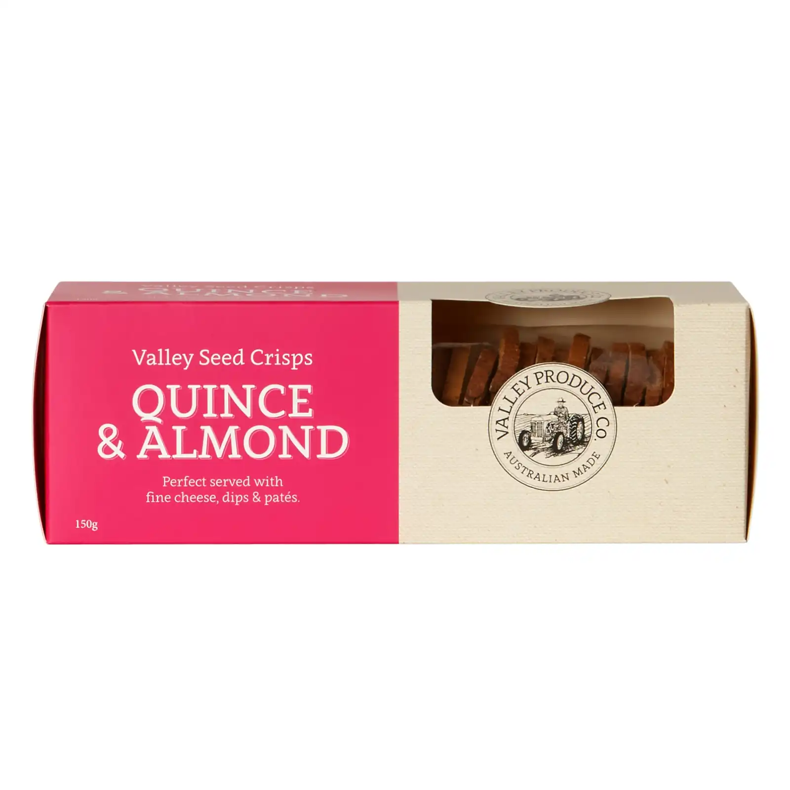 VPC Valley Seed Crisps Quince & Almond 150g