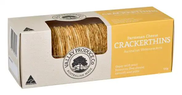 VPC Crackerthins Parmesan Cheese 100g