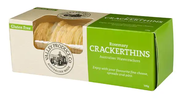 VPC Crackerthins Gluten Free Rosemary 100g 