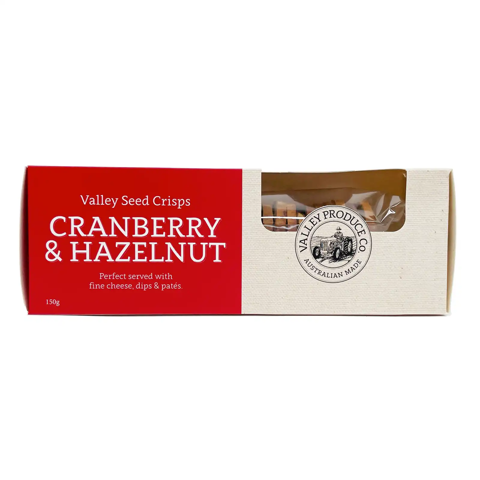 VPC Valley Seed Crisps Cranberry & Hazelnut 150g 