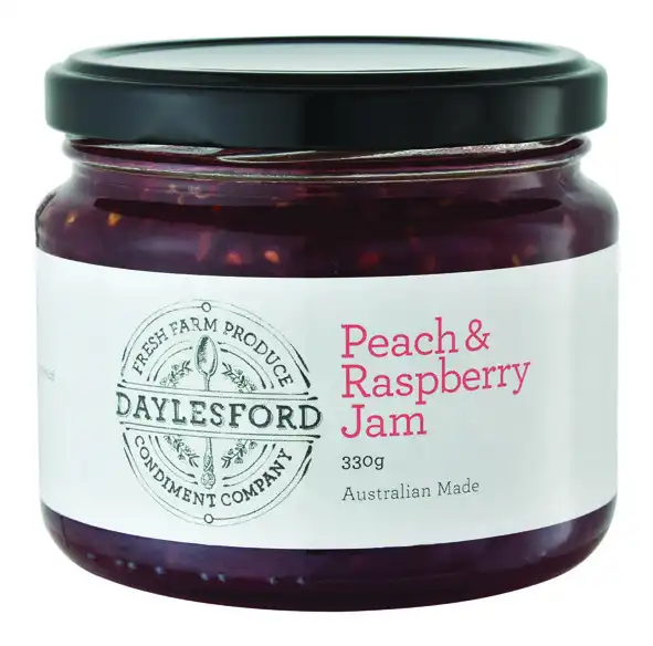 DCC Peach & Raspberry Jam 330g