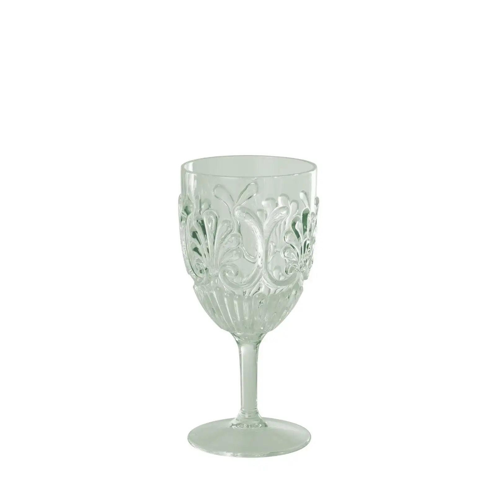 Royal Ascot Acrylic Wine Glass Scallop Sage Green
