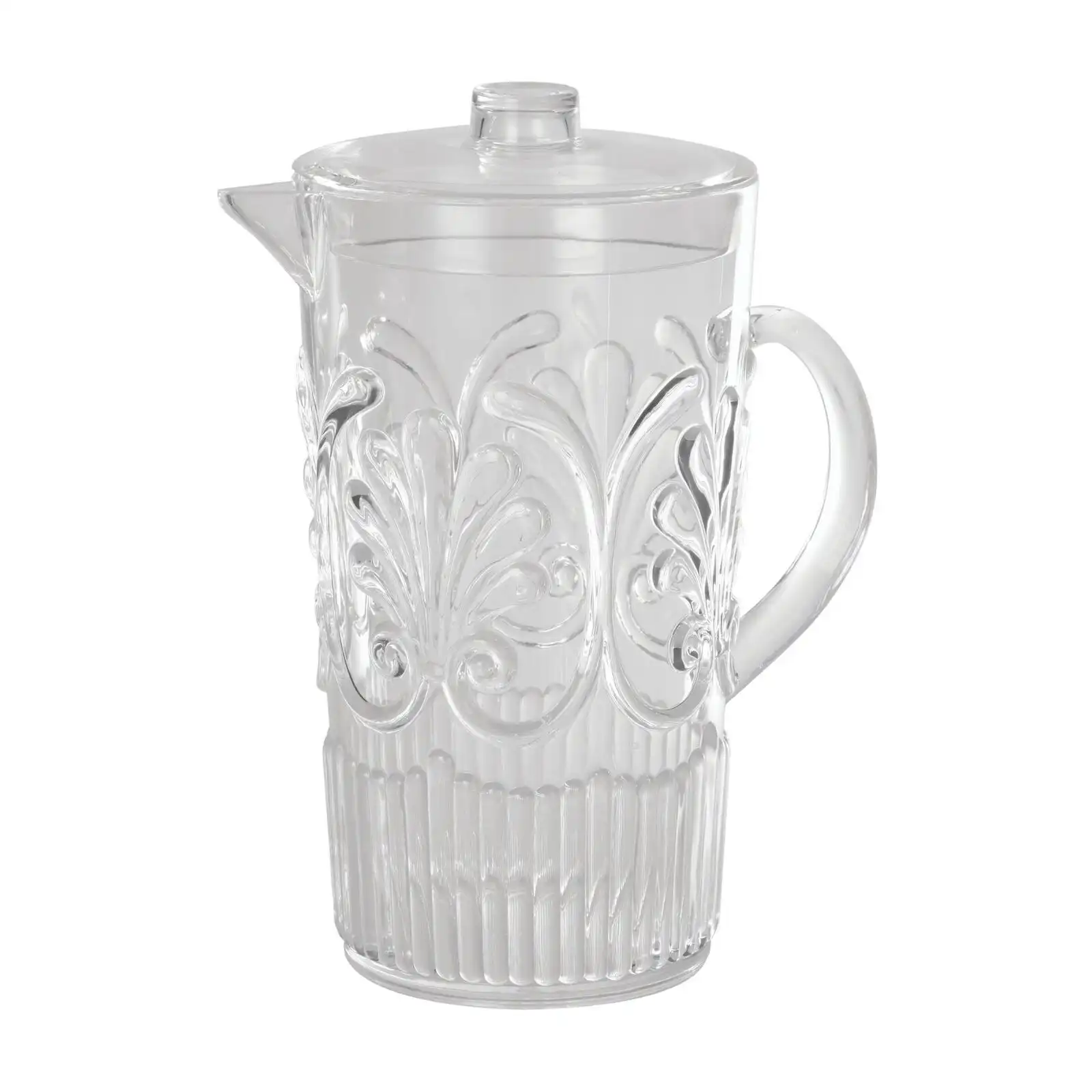 Royal Ascot Acrylic Scallop Des Pitcher Clear