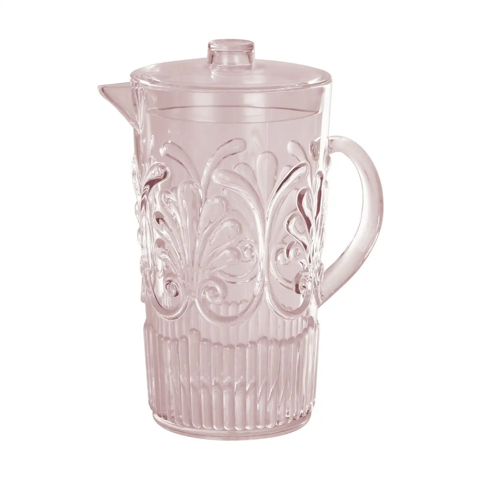 Royal Ascot Acrylic Scallop Des Pitcher Blush