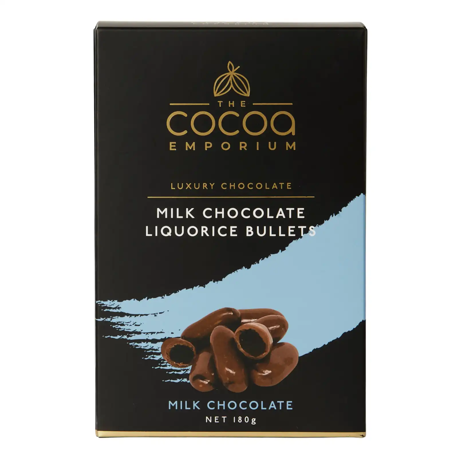 TCE Milk Chocolate Liquorice Bullets 180g 