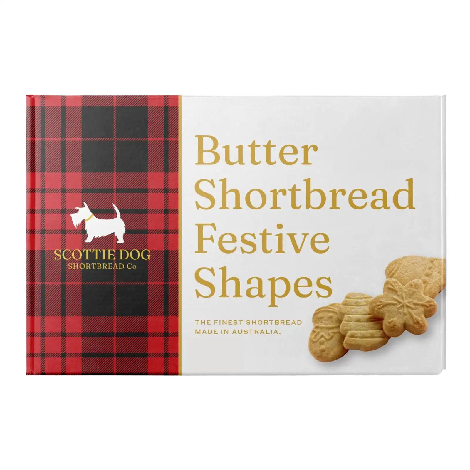Scottie Dog Shortbread Co Butter Shortbread Festive Shapes (300g)