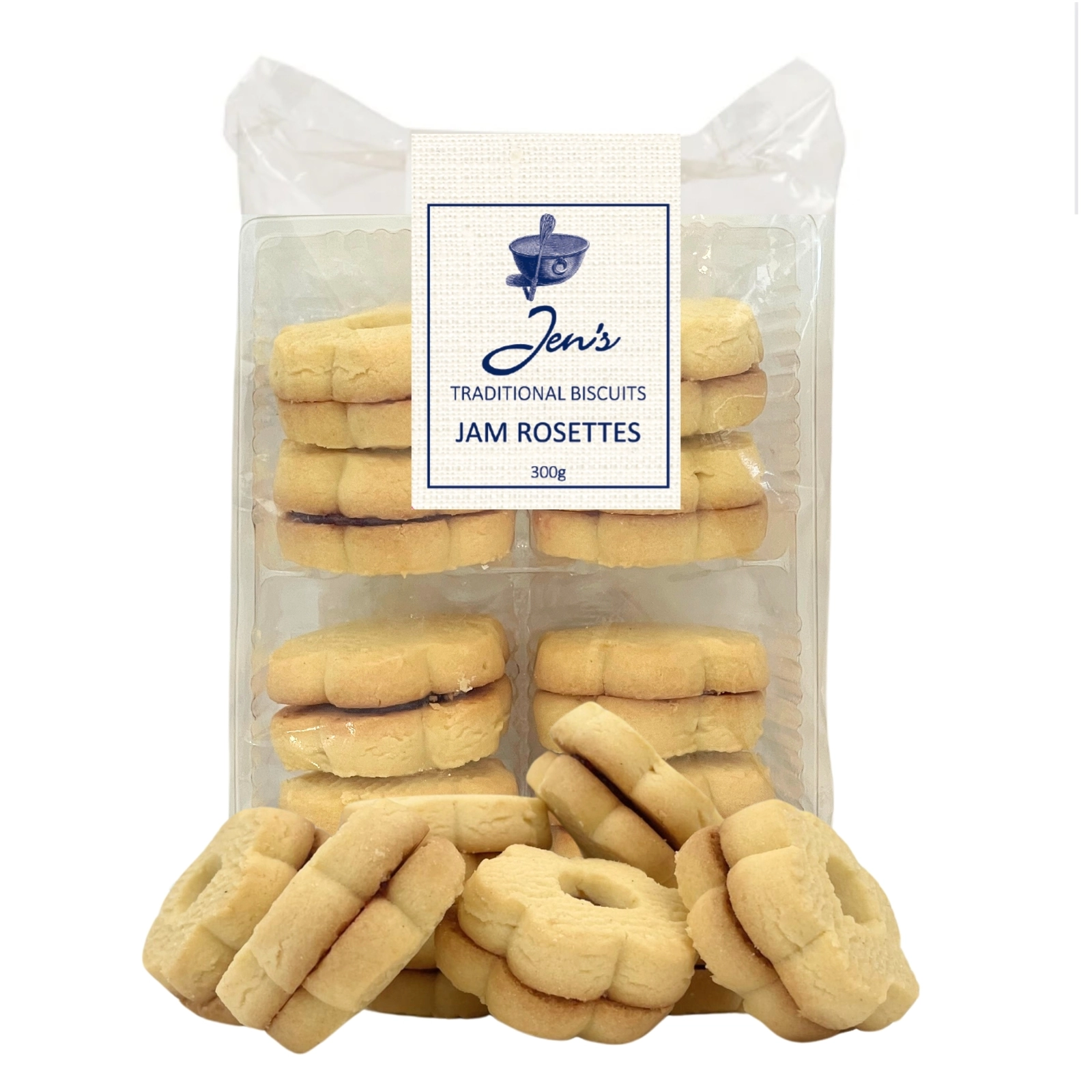 Jen's Jam Rosettes (300g)