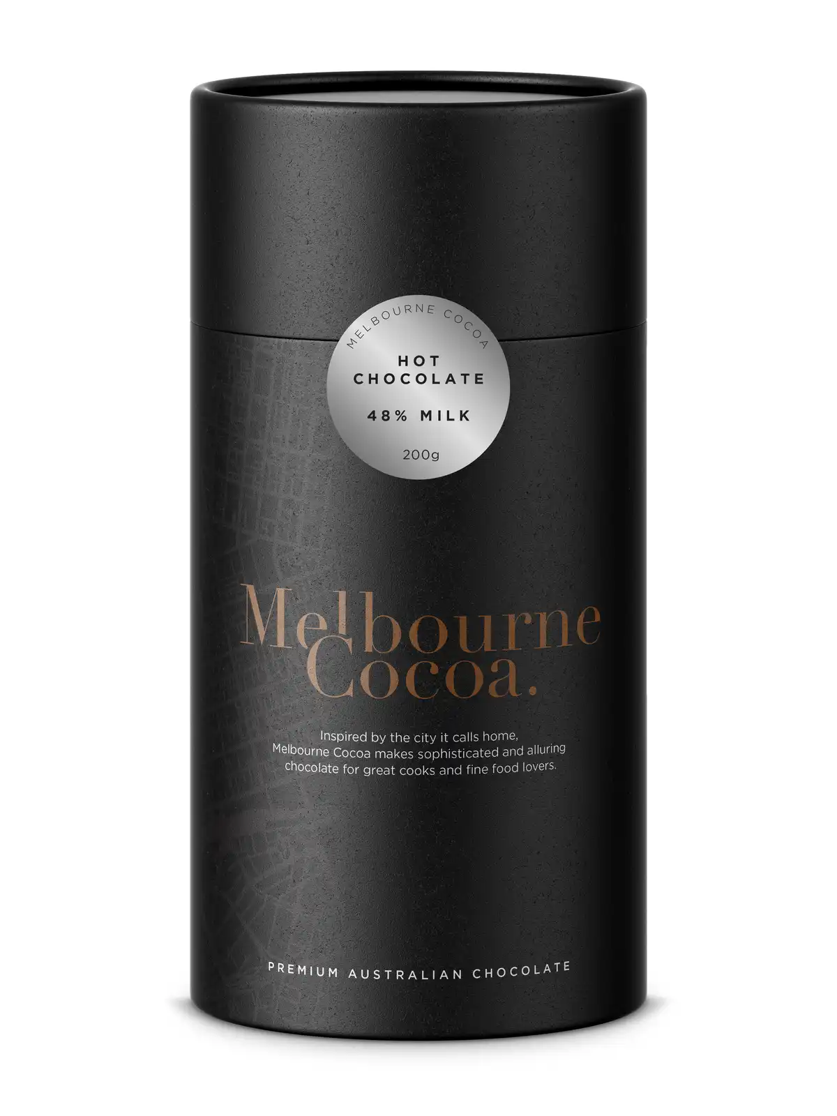 Melbourne Cocoa Hot Chocolate 48% Milk 200g