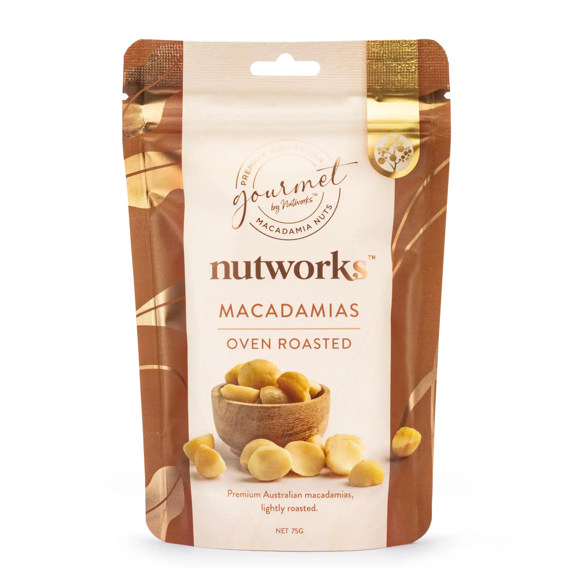 Nutworks Oven Roast Macadamias SUP 75g