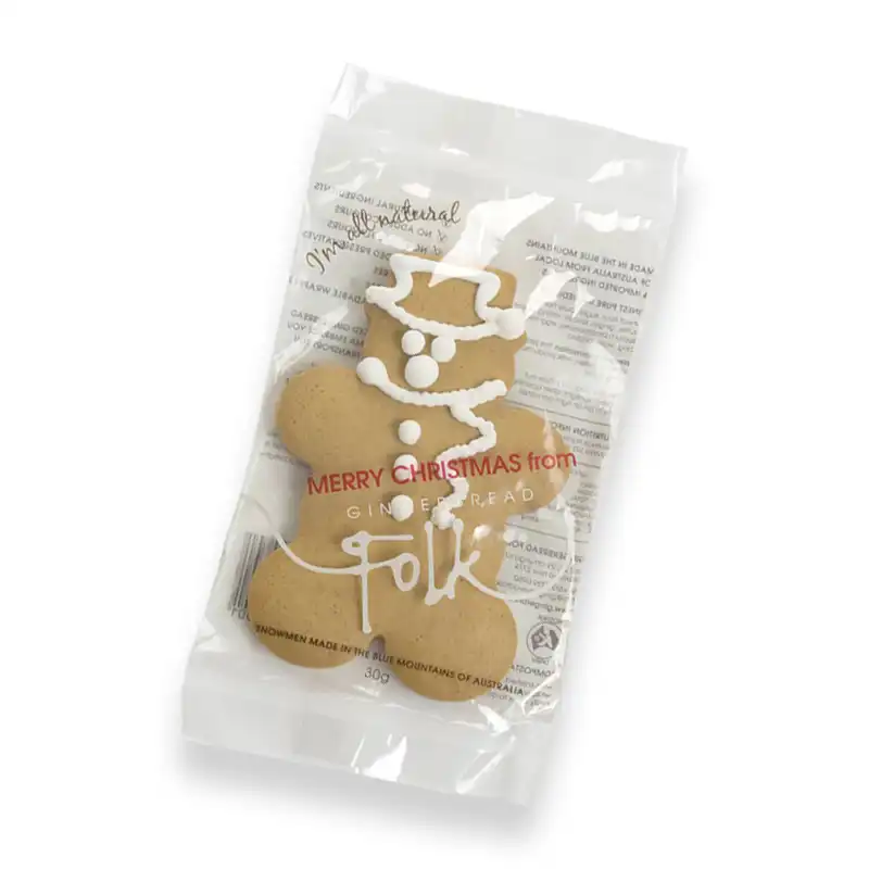 Snowman Gingerbread Cookie