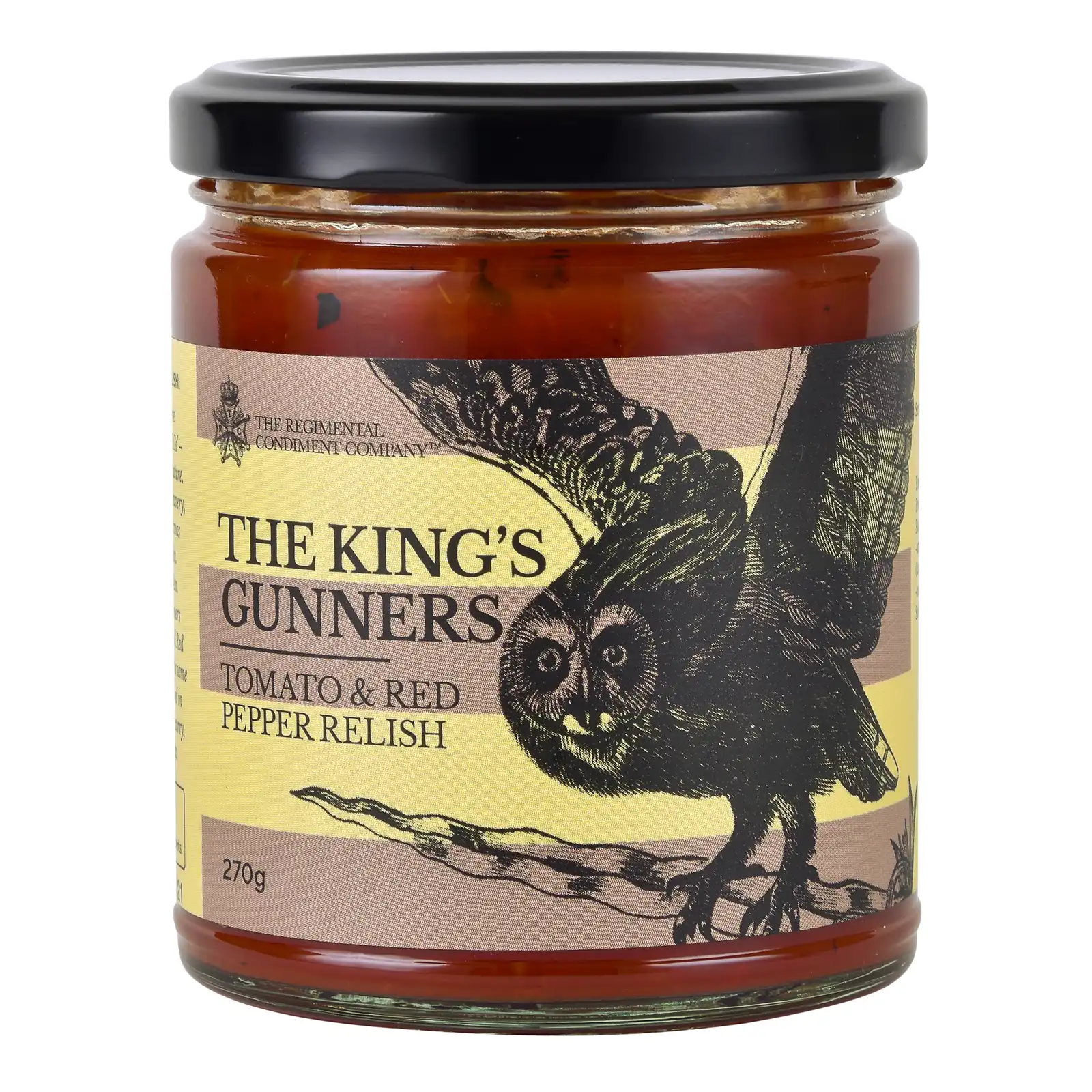TRCC The King's Gunners Tomato & Red Pepper Relish 270G