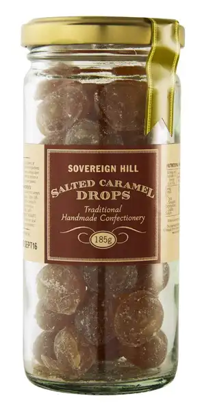 Sovereign Hill Salted Caramel Drops 185g