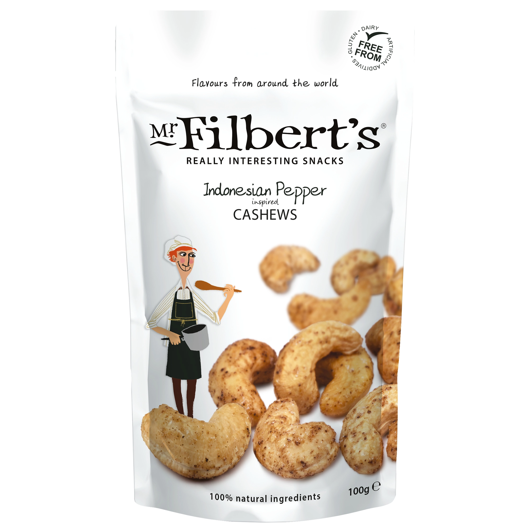 Mr Filbert's Indonesian Peppered Cashews (100g)