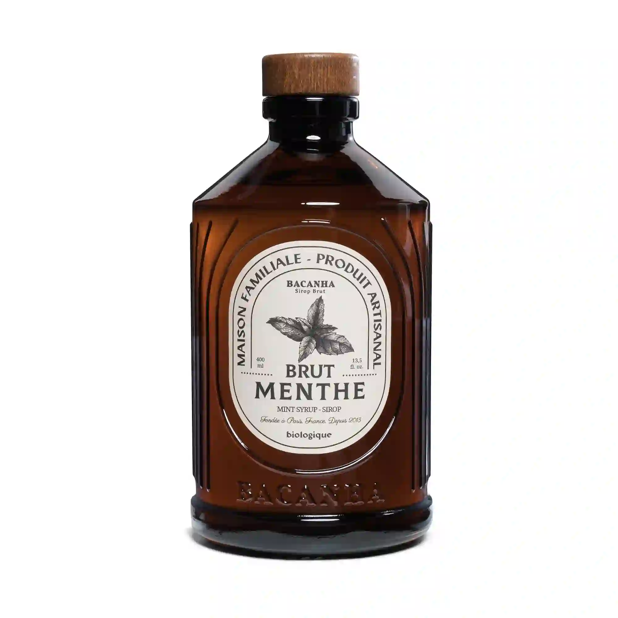 Bacanha Sirop Brut de Menthe (Mint) - 400 ml