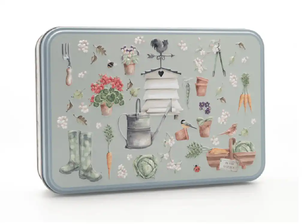 Grandma Wilds Embossed Garden & Beehive Tin 150g 