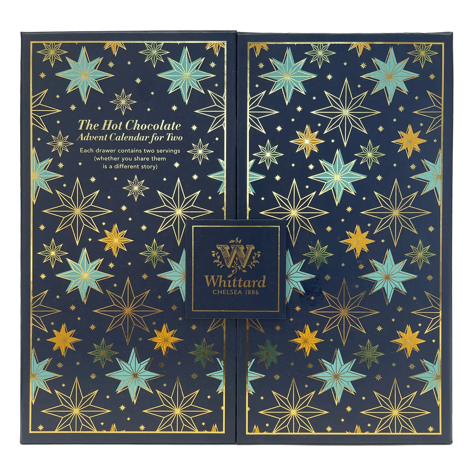 Whittard Christmas Hot Chocolate Advent Calendar for Two 960g