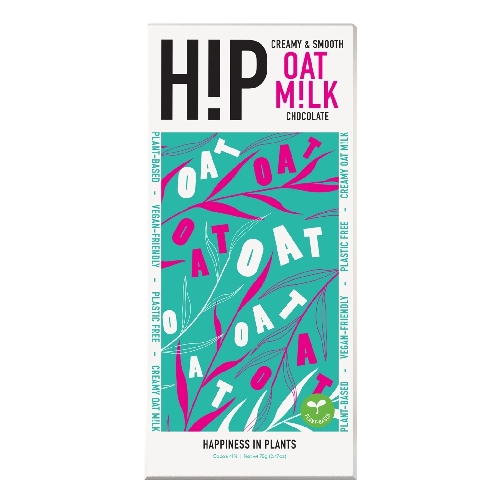 HiP Chocolate Creamy & Smooth Oat Milk Chocolate (70g)