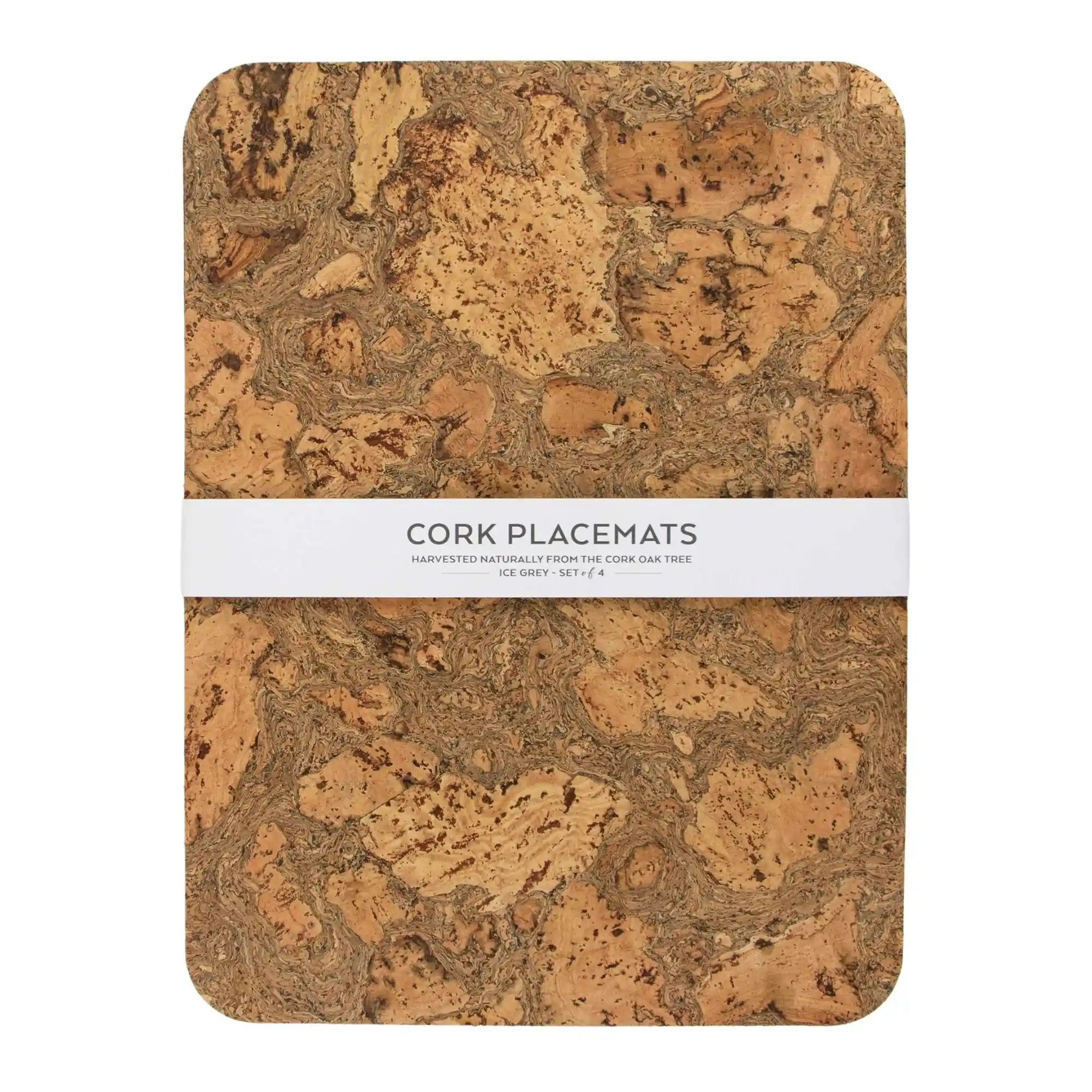 Liga Natural Cork Rectangle Placemat Set of 4