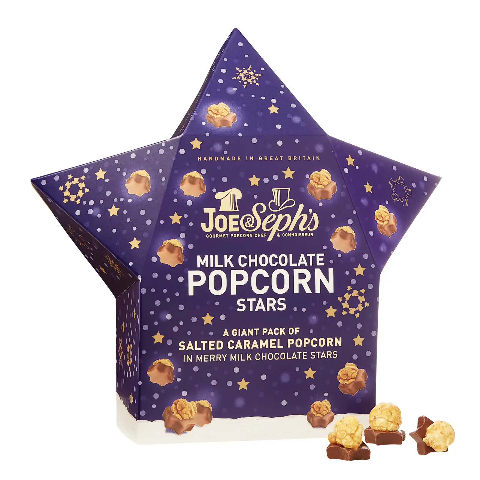 Joe & Seph's Chocolate Popcorn Stars Gift Box (105g)