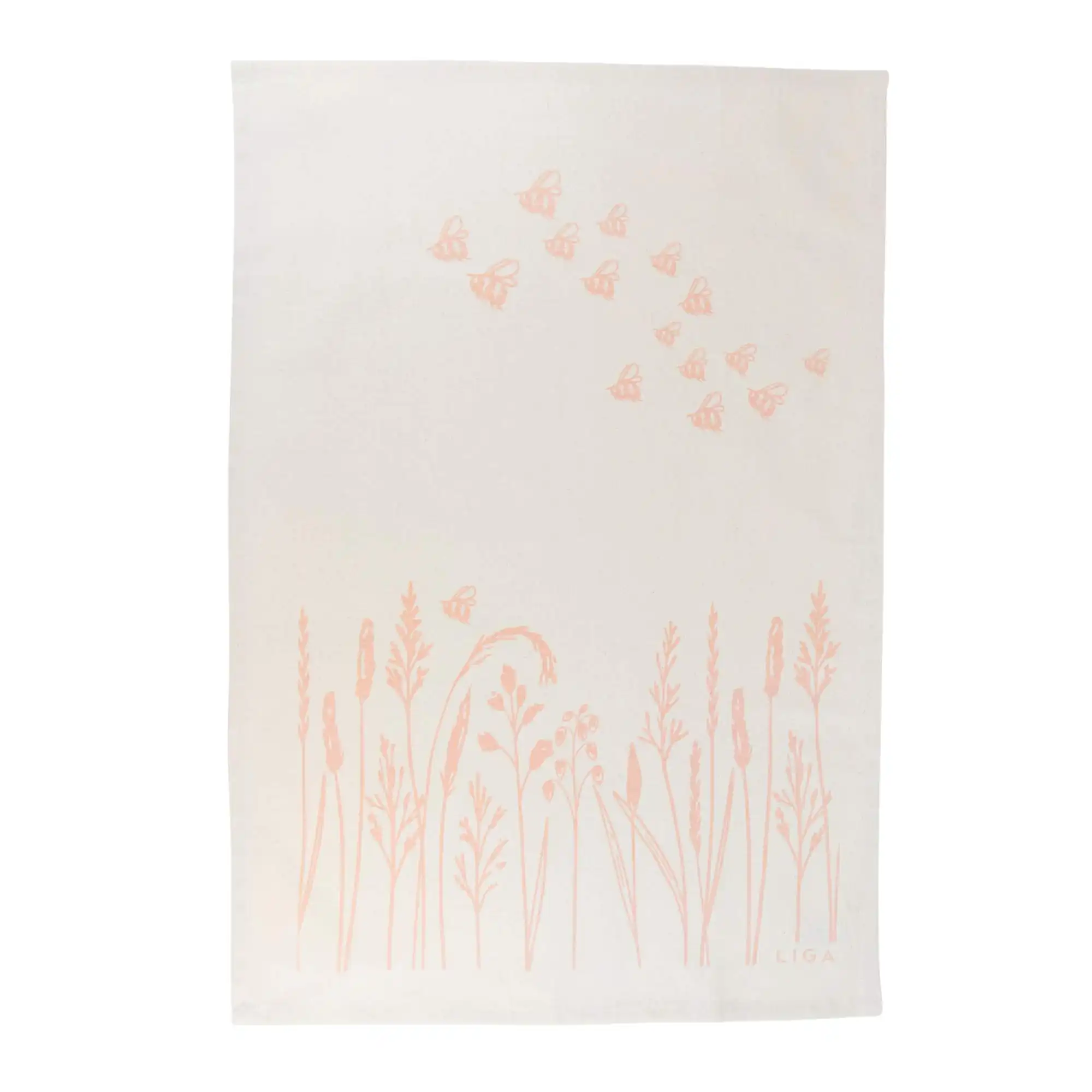 Liga Organic Cotton Tea Towel - Flowers