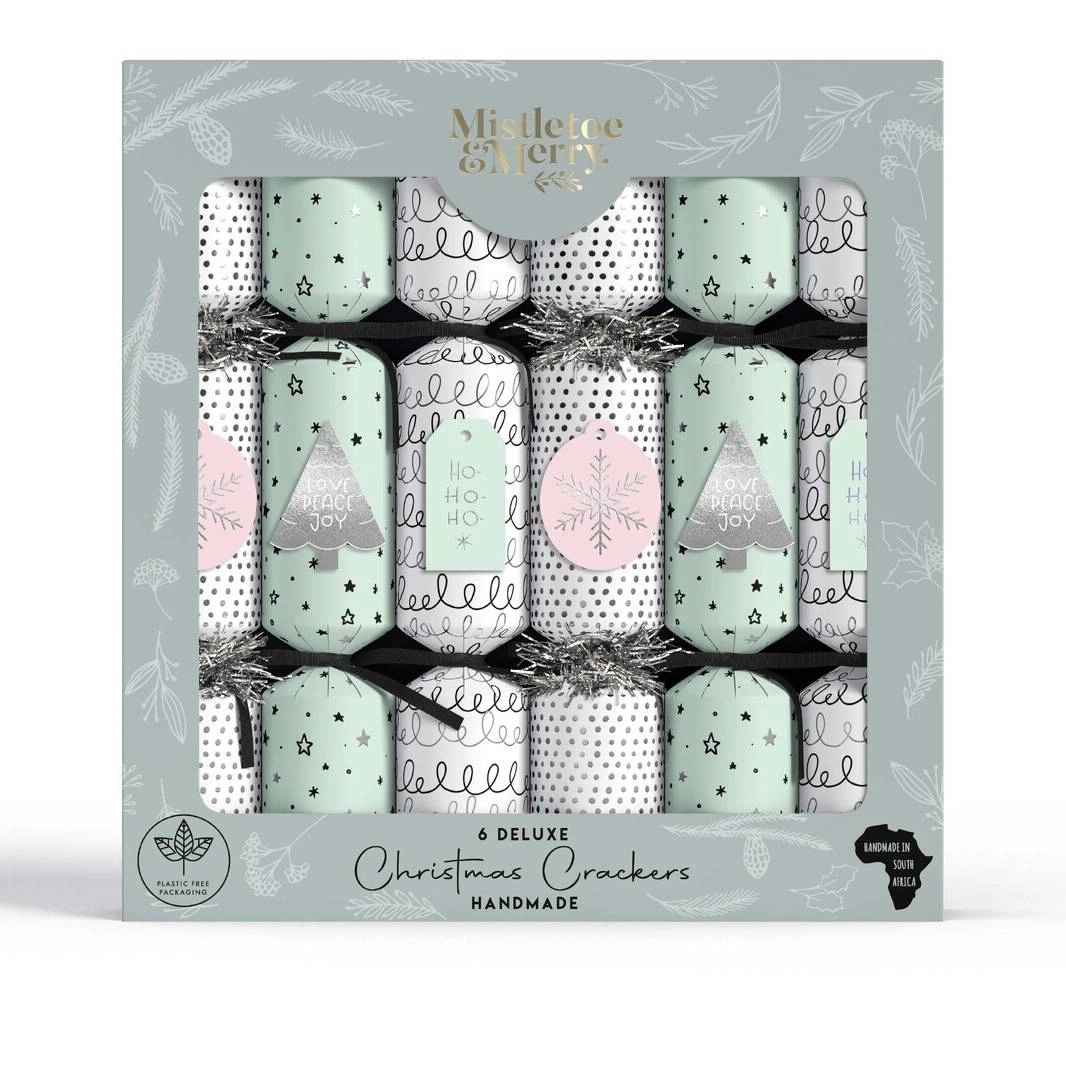 Mistletoe & Merry Deluxe - Fun & Playful Patterns Crackers