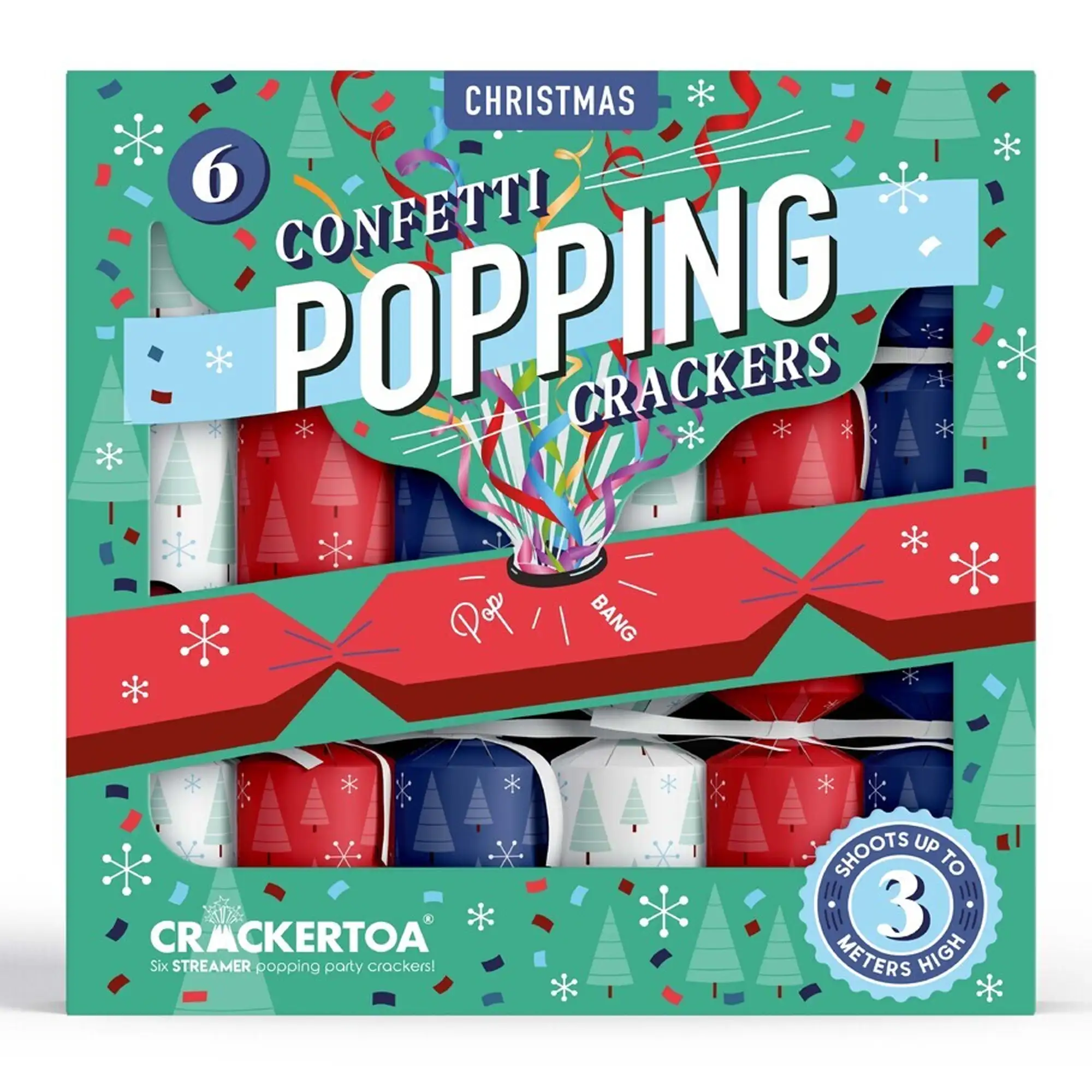 Mistletoe & Merry Crackertoa - Trees & Snowflakes