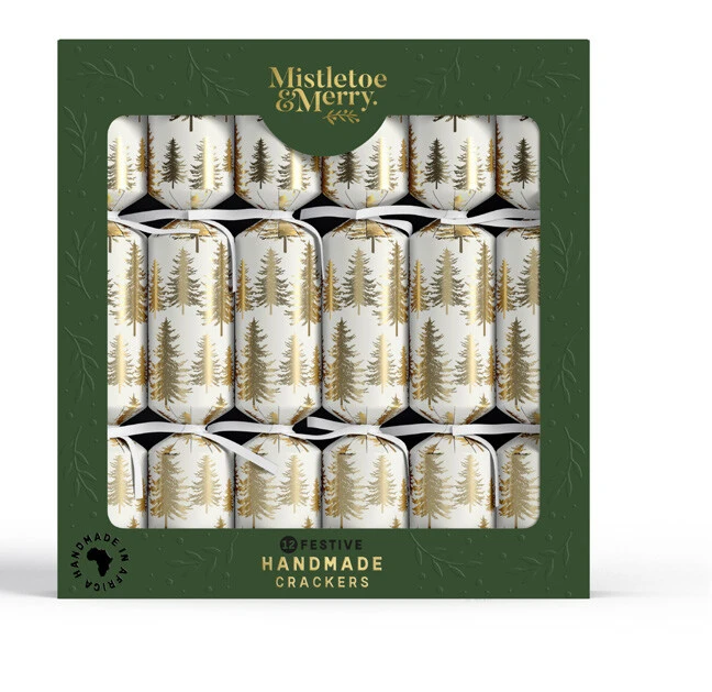 Mistletoe & Merry Festive 12s: GOLD CHRISTMAS TREES