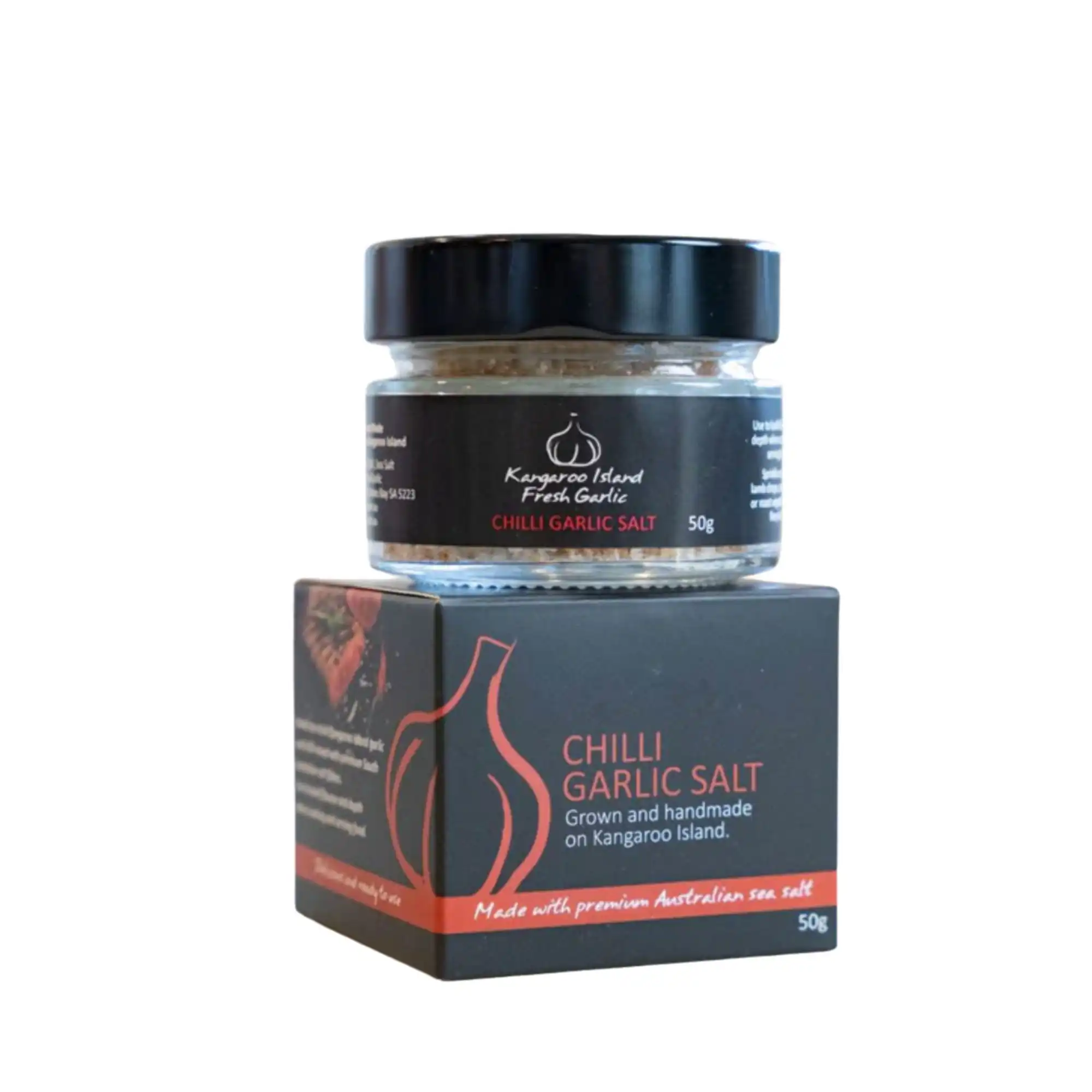 Kangaroo Island Fresh Garlic - Chilli Garlic Salt Flakes (50g)