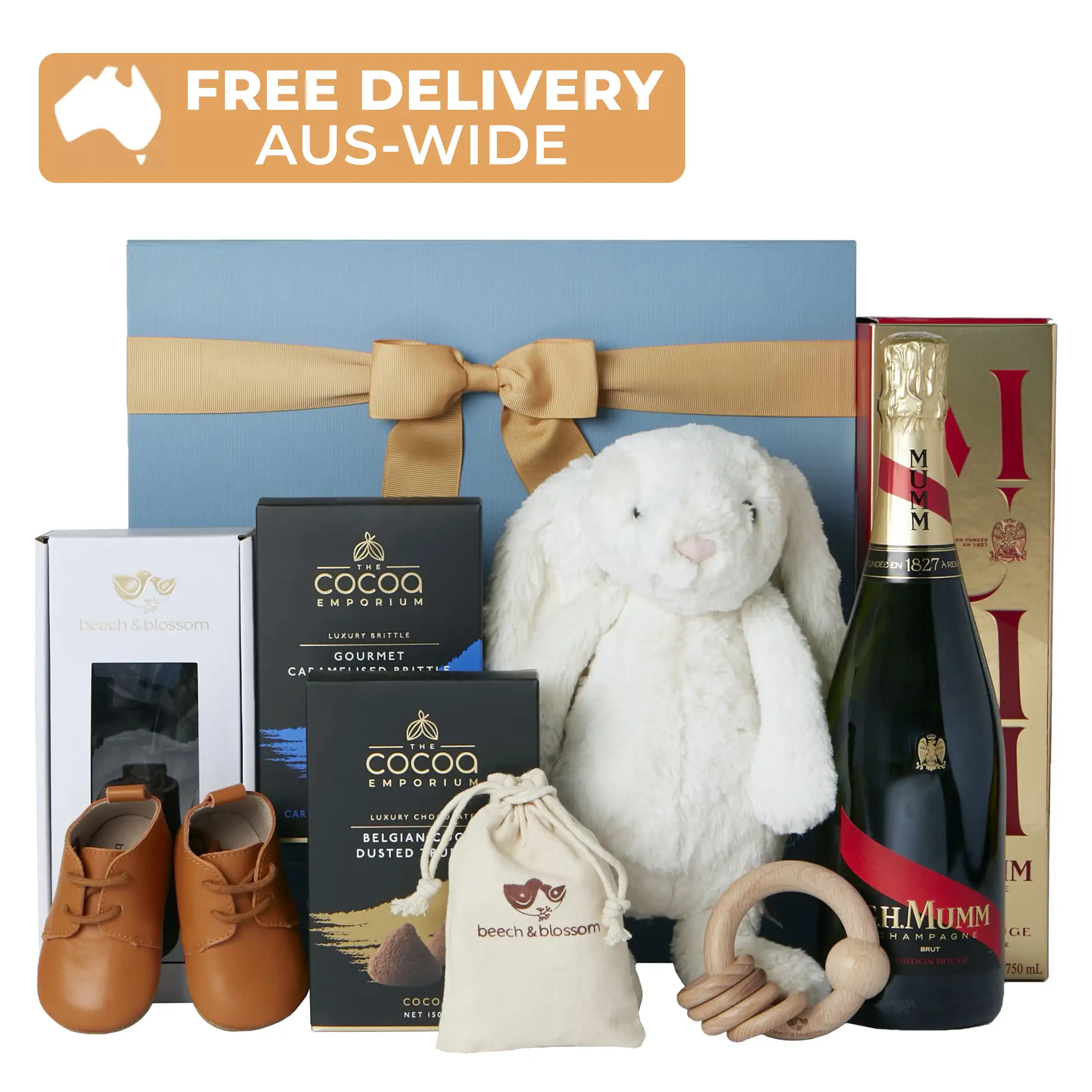 Ultimate Baby Welcome with G.H.Mumm Baby Hamper