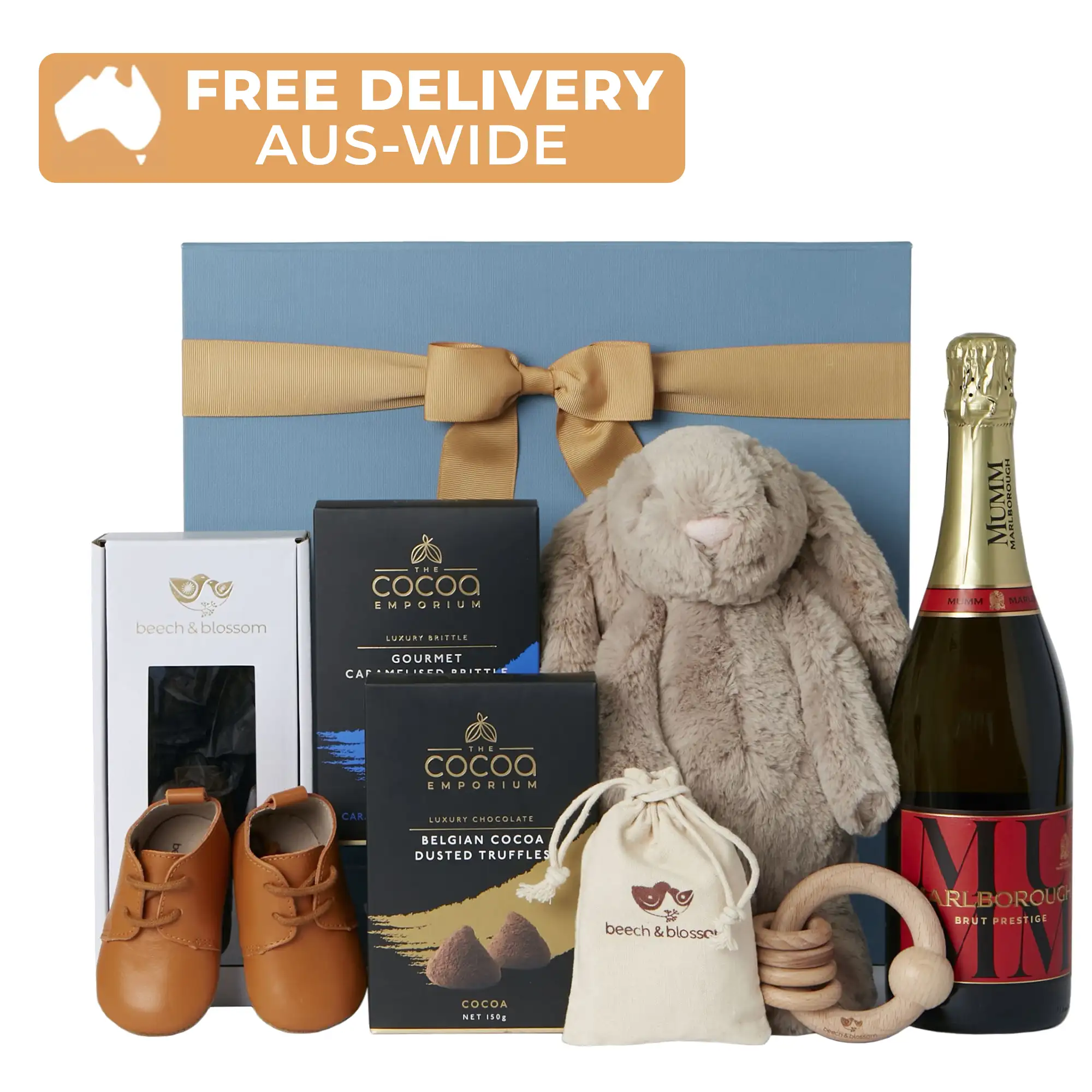 New Baby Joy with Mumm Marlborough Prestige Baby Hamper