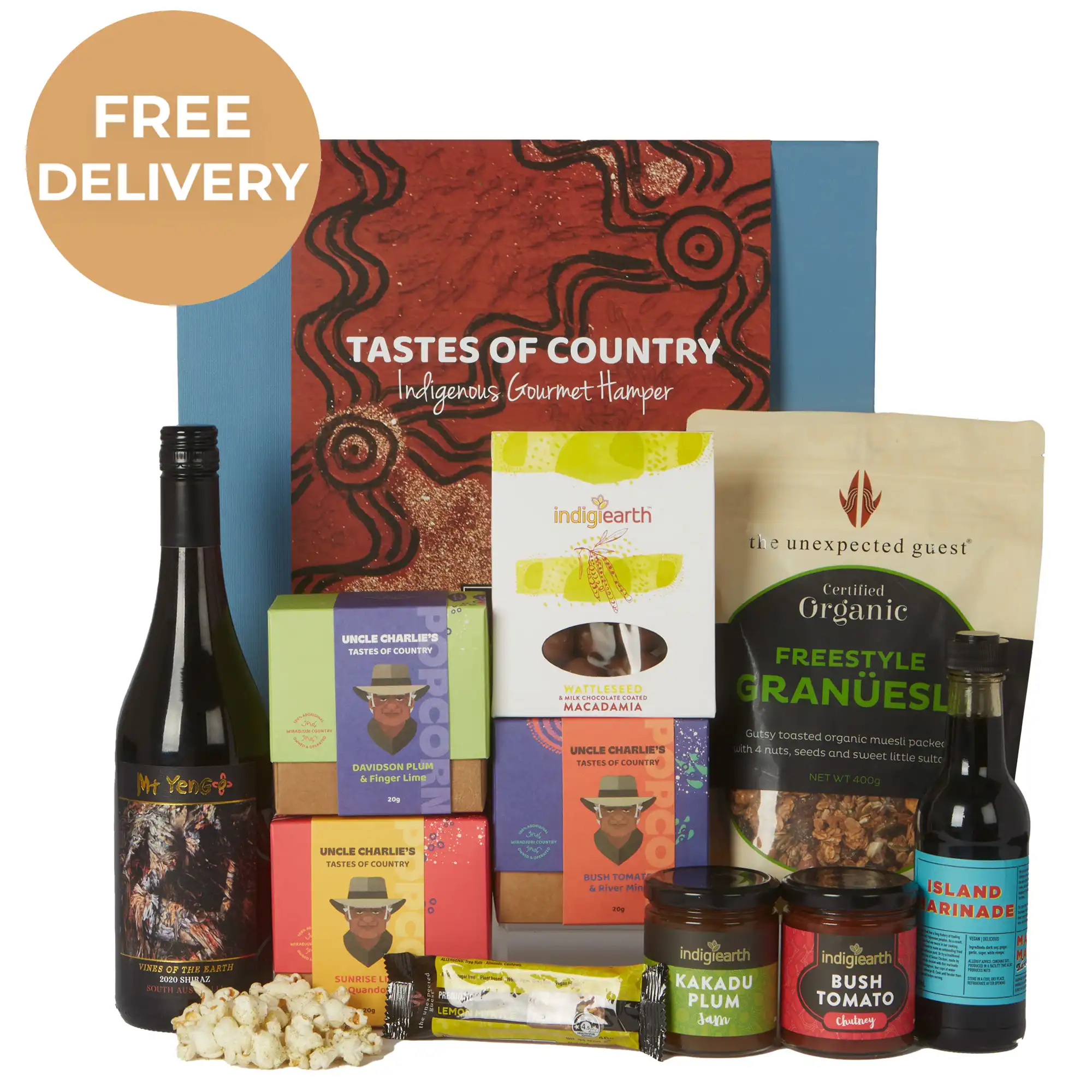 Tastes of Country Hamper - Ultimate Selection with Red Wine Hamper