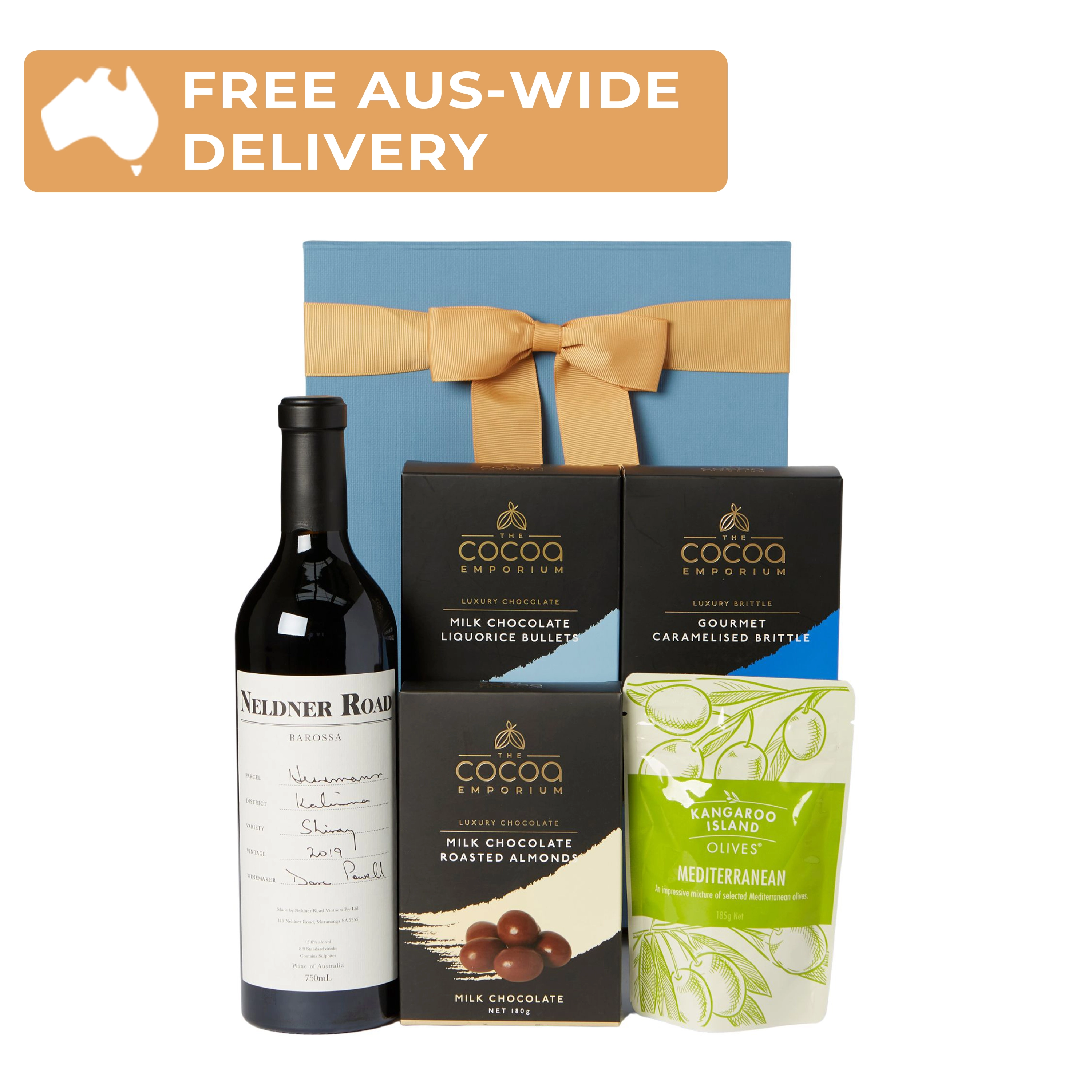 Jeremy Oliver Wine Hamper with Neldner Road Herrmann Shiraz